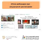Вот и прошел наш вебинар про визуальное расписание!